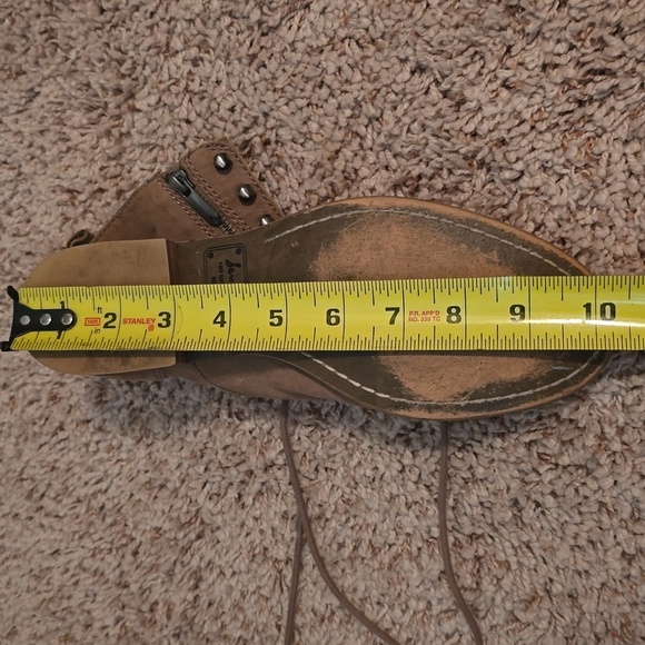 Womens Sam Edelman Tan Lace-Up Boots Size 8.5**see Description** (0718) - Picture 12 of 14